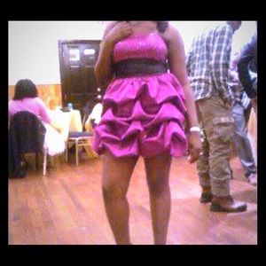 Size 13 Evening Short Purple Dress for juniors